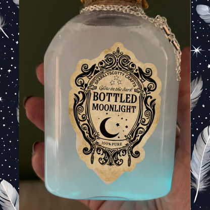 Full Moon Glow in the Dark Decorative Potion