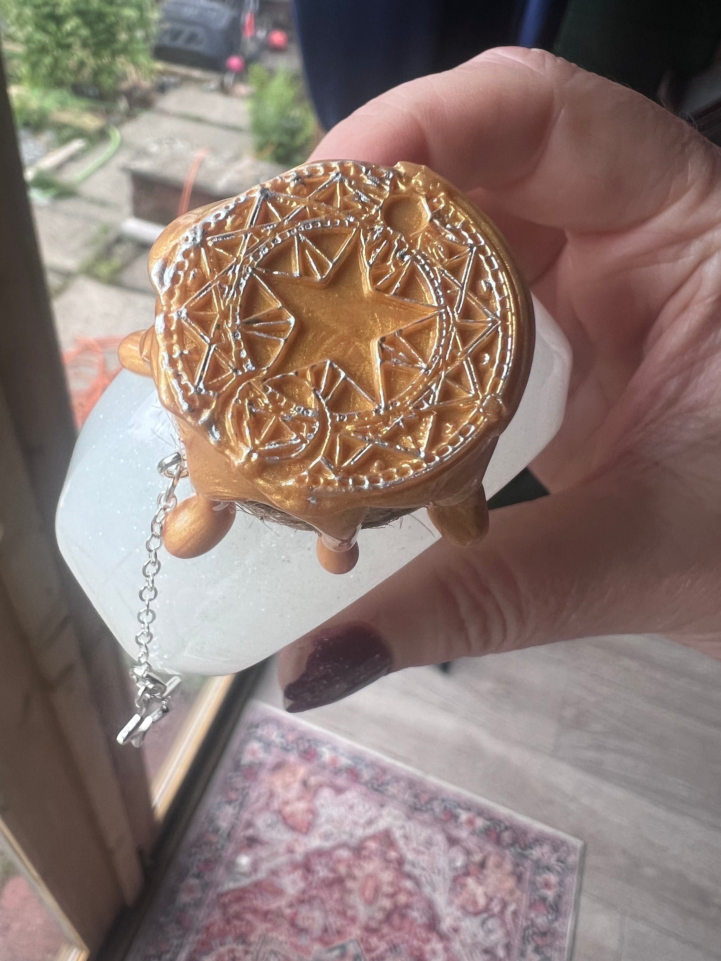 Glow-in-the-Dark Bottled Moonlight – Handmade ASMR Potion for Stress Relief & Witchy Decor