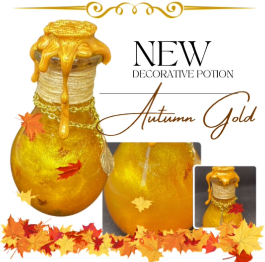 Autumn Gold Decorative Potion