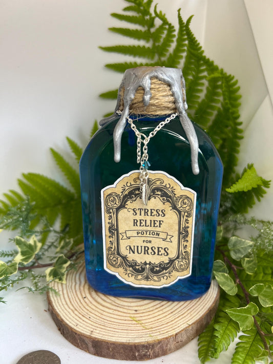 Stress Relief Potion for a Nurse Decorative potion. ASMR, stress relief, unique gift for nurse.