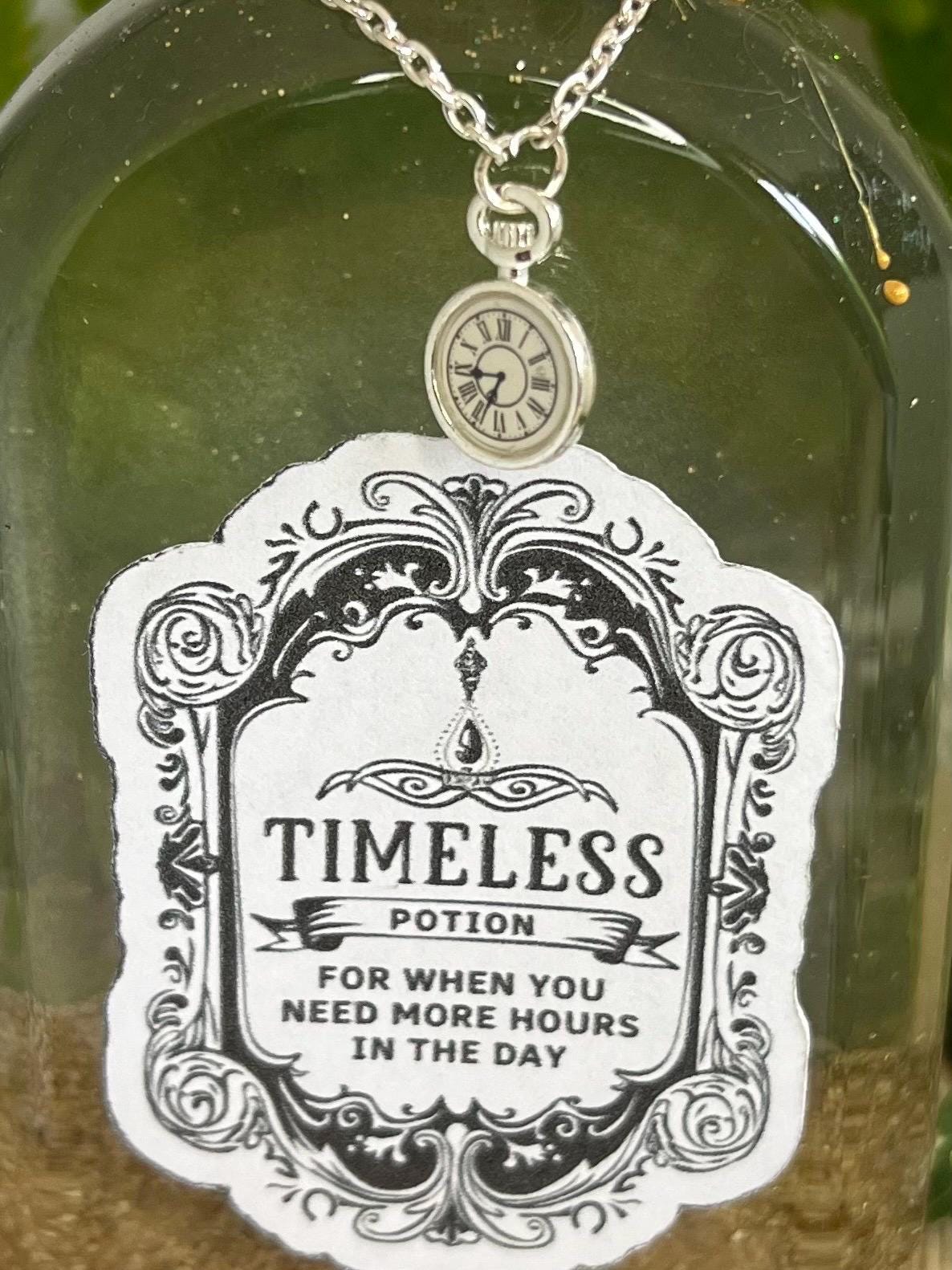 Timeless- gift of time decorative potion. ASMR, stress relief, unique gift.